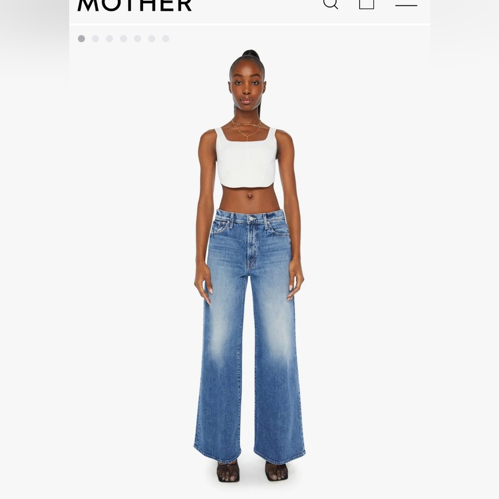 Mother Wide Leg Jeans, Ditcher roller Skimp, 30